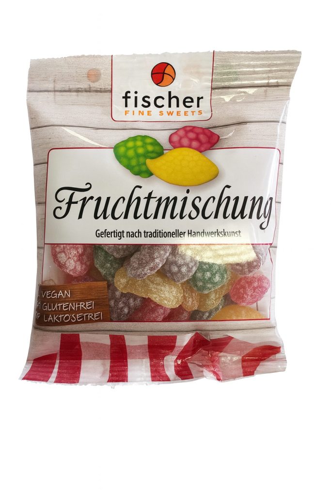 Fruchtmischung Beutel Fruchtmischung Bonbons im Beutel von Fischer Fine Sweets