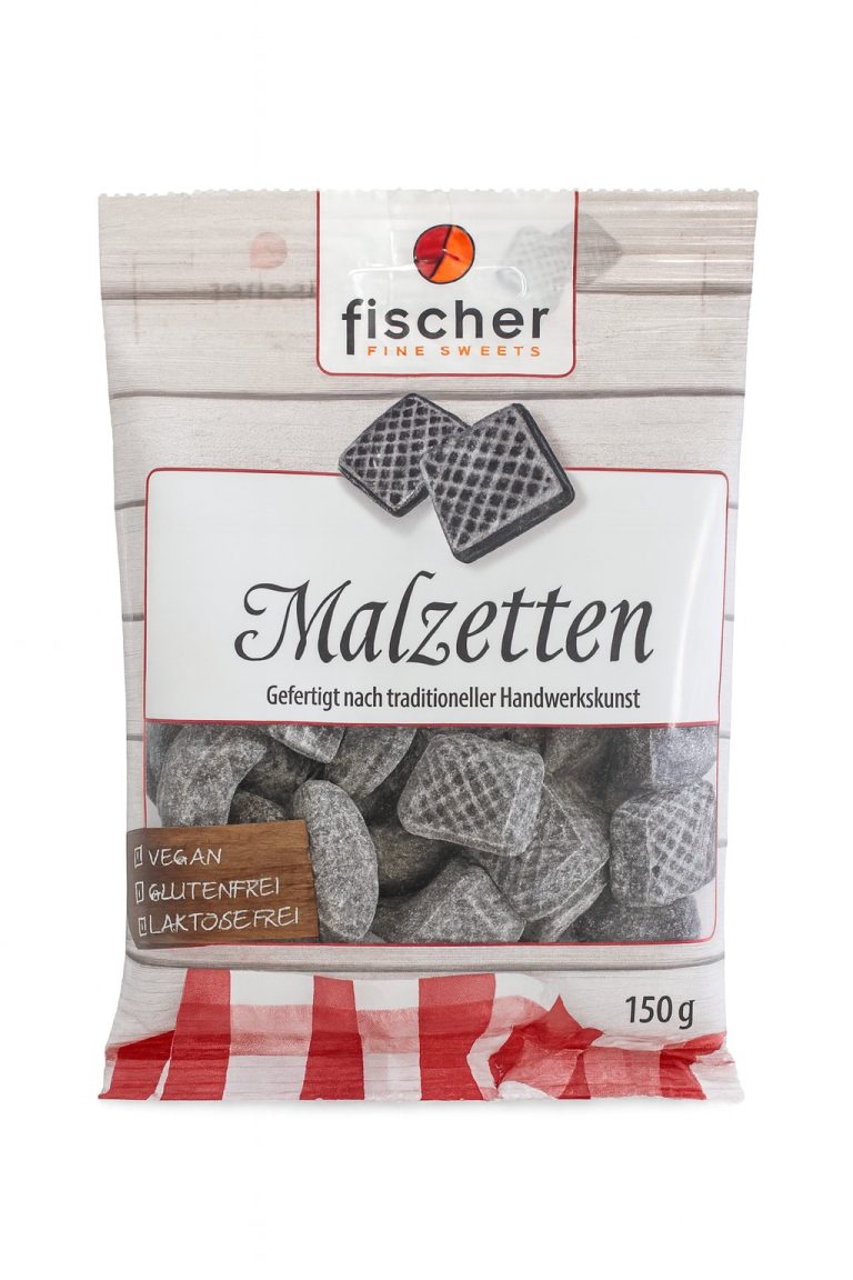 Fischer Malzetten Bonbons im Beutel
